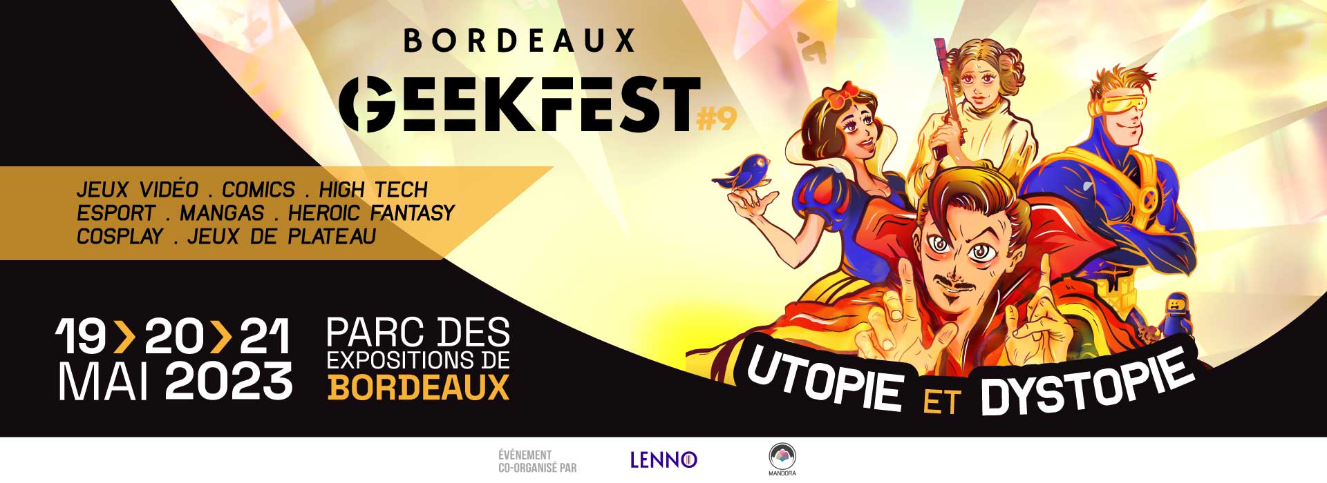 Bordeaux Geekfest - Festival Pop Culture - RDV les 19, 20 & 21 mai